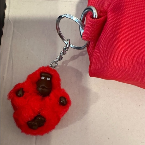 Kipling Vibrant Red Zip Pouch - Picture 3 of 9